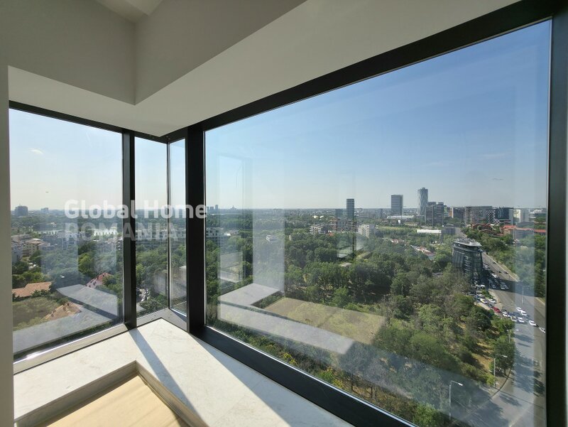 One Verdi Park, Floreasca, panoramic view 16 floor, 4 rooms 154 sqm + 2 parking.