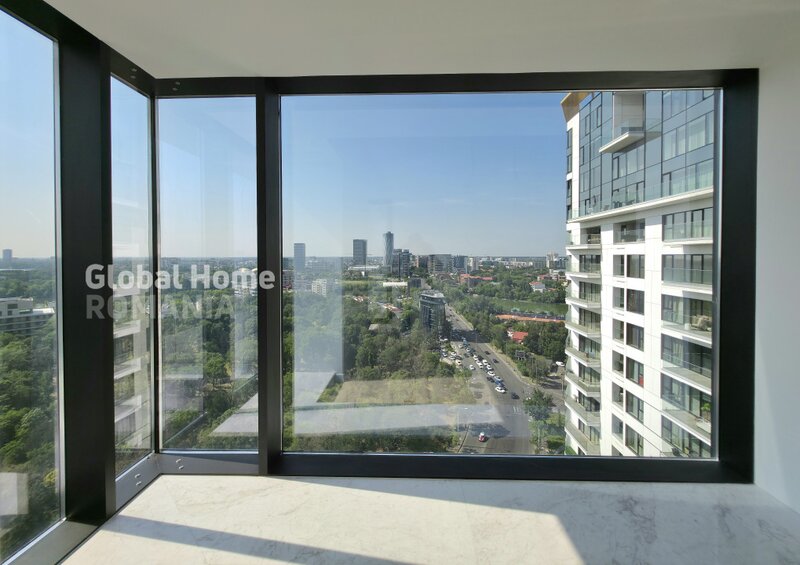 One Verdi Park, Floreasca, panoramic view 16 floor, 4 rooms 154 sqm + 2 parking.