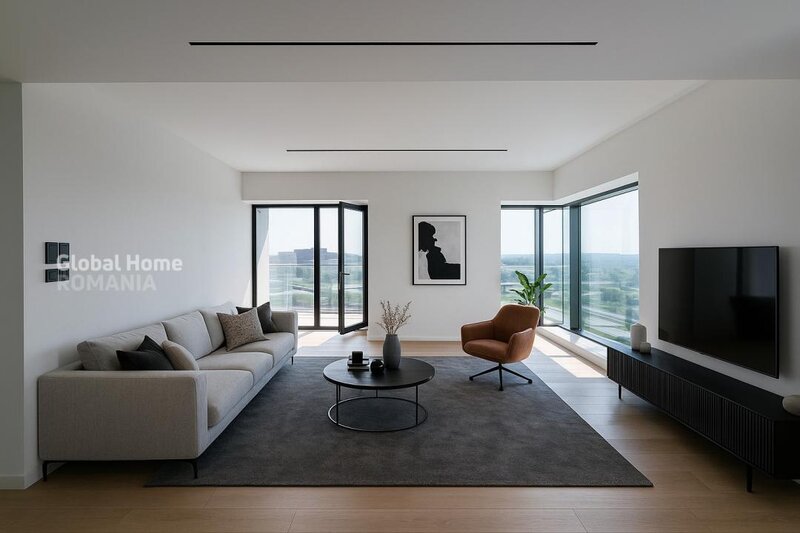 One Verdi Park, Floreasca, panoramic view 16 floor, 4 rooms 154 sqm + 2 parking.